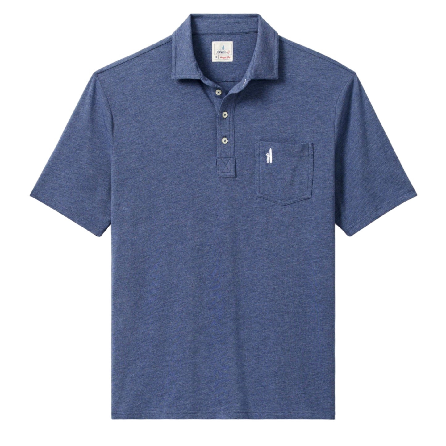 Original 4-Button Polo - Heathered 2.0 (Oceanside)