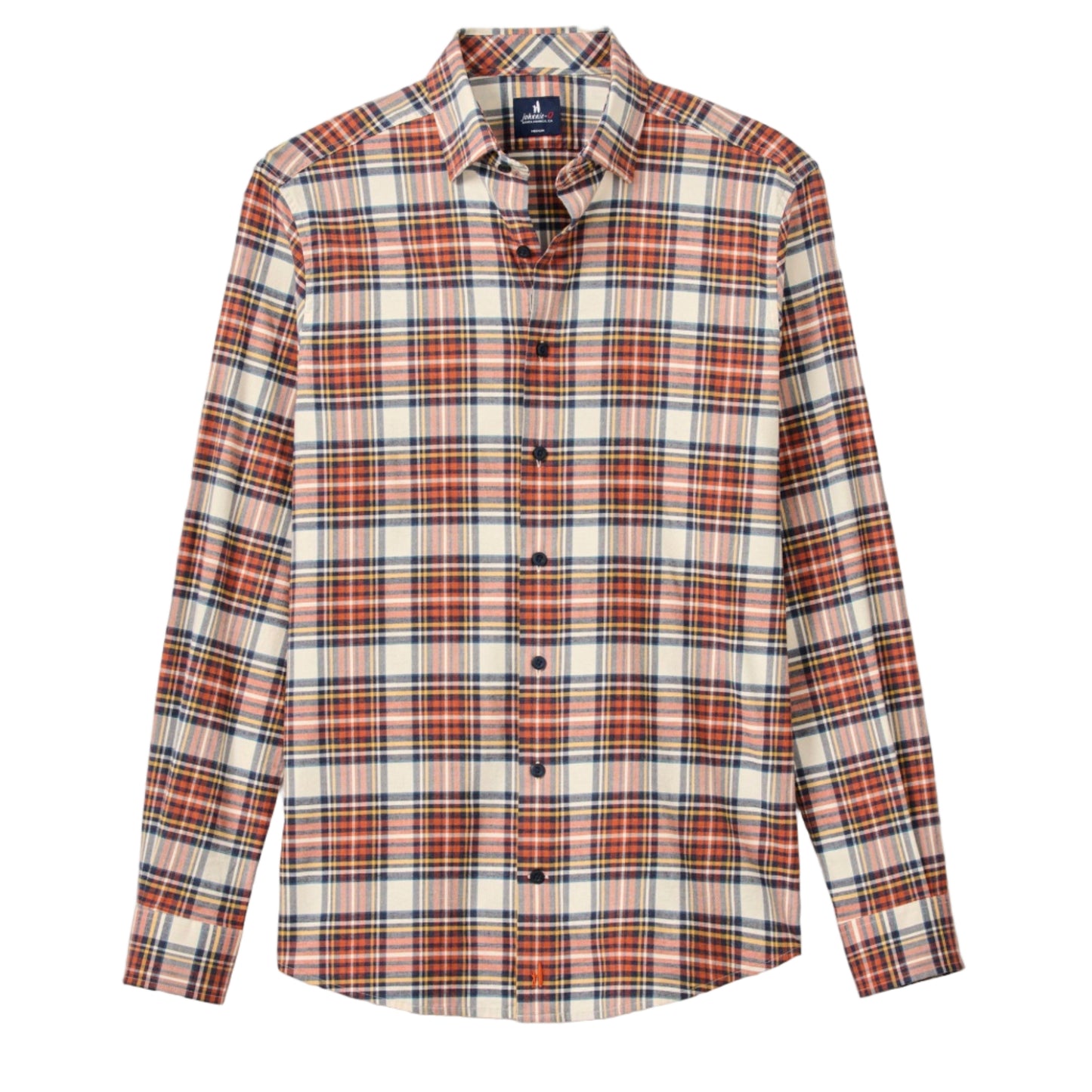 Performance Flannel Button Down Shirt - Knick (Pumpkin)
