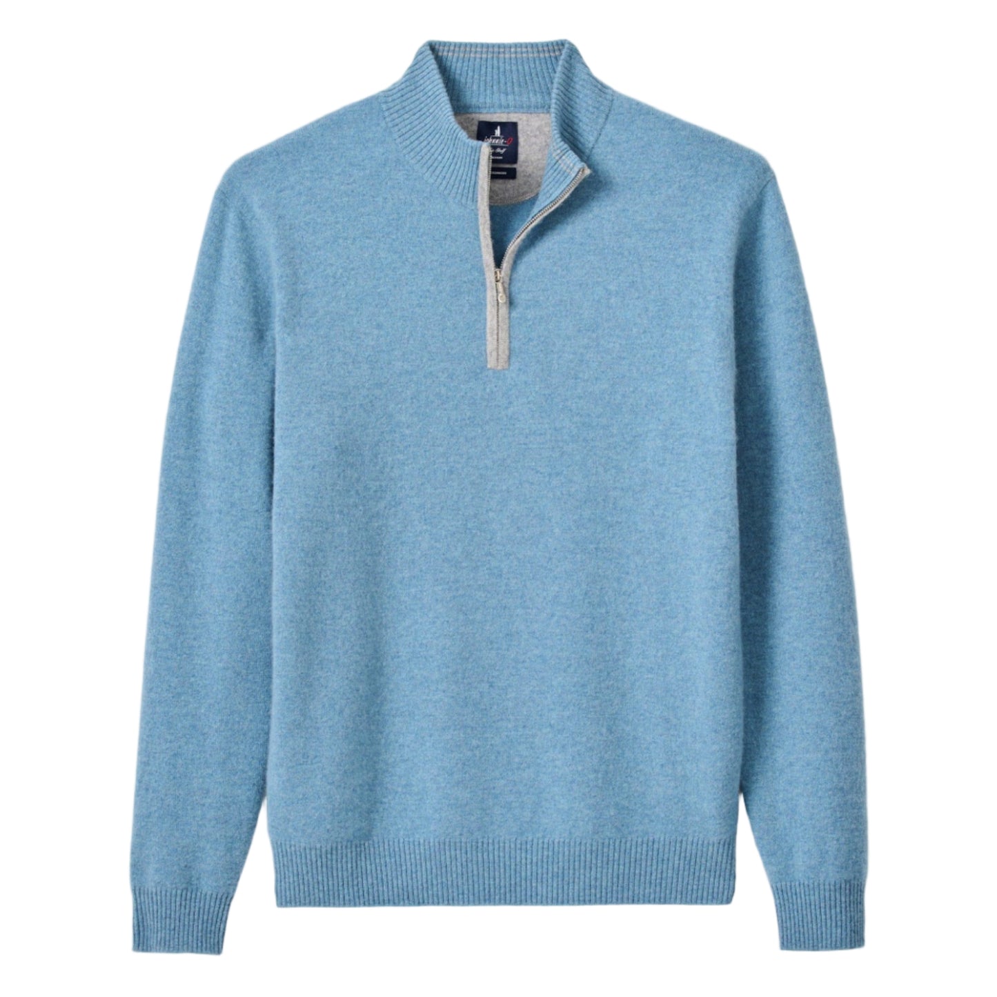 Niccolo Top Shelf Cashmere ¼ Zip Sweater (Isle)