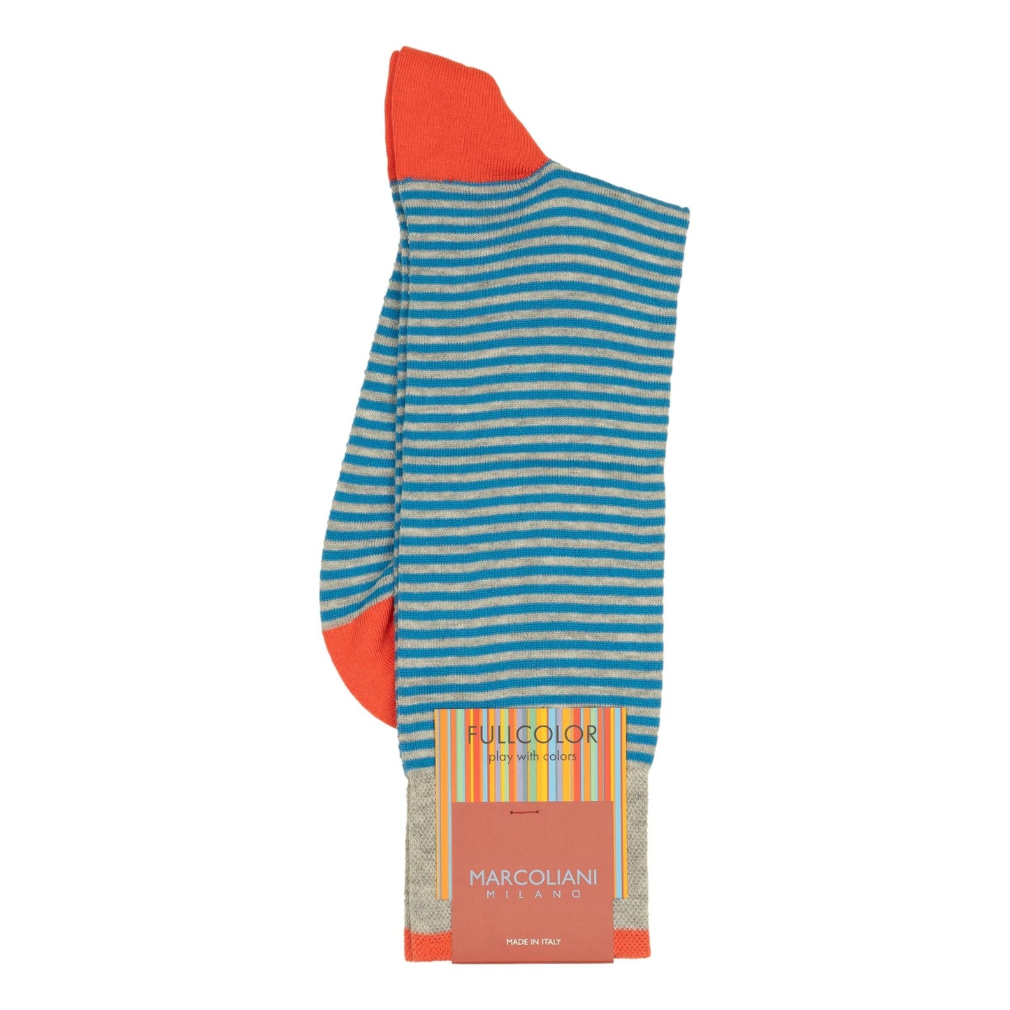 Palio Stripe Socks (Flannel Turquoise)