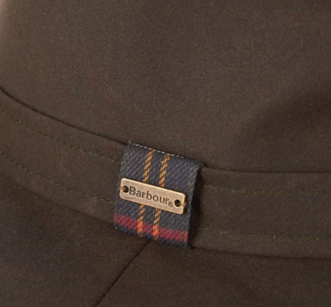 Barbour Vintage Wax Bushman Hat (Olive)