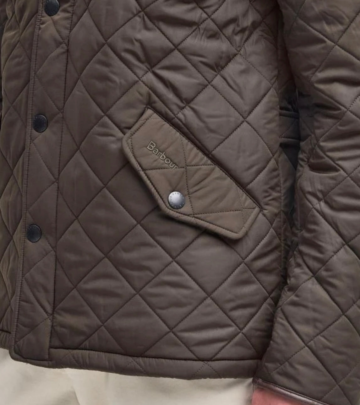 Barbour Powell Quilted Jacket (Olive)