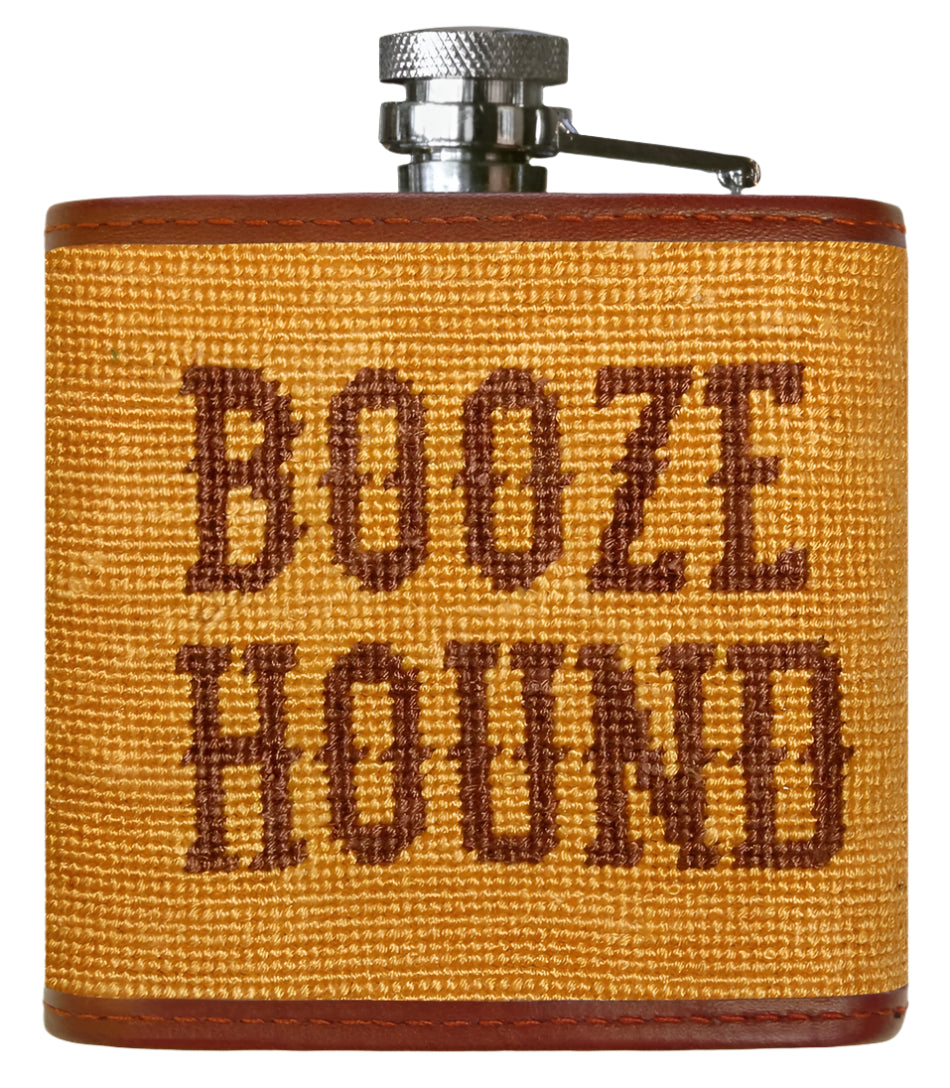 Booze Hound Flask (Mustard)