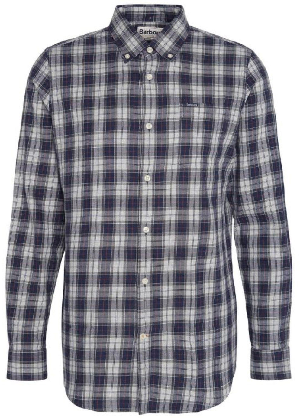 Barbour Lanark Tartan Tailored Shirt (Blue Granite)