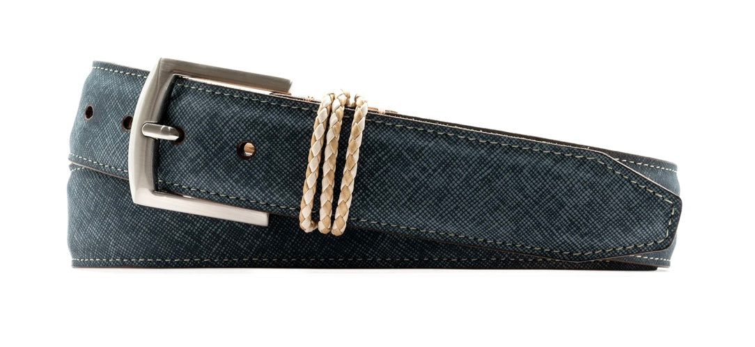 Bermuda Braid Nubuck Belt (Ocean)