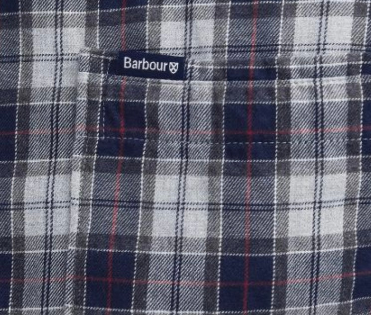 Barbour Lanark Tartan Tailored Shirt (Blue Granite)