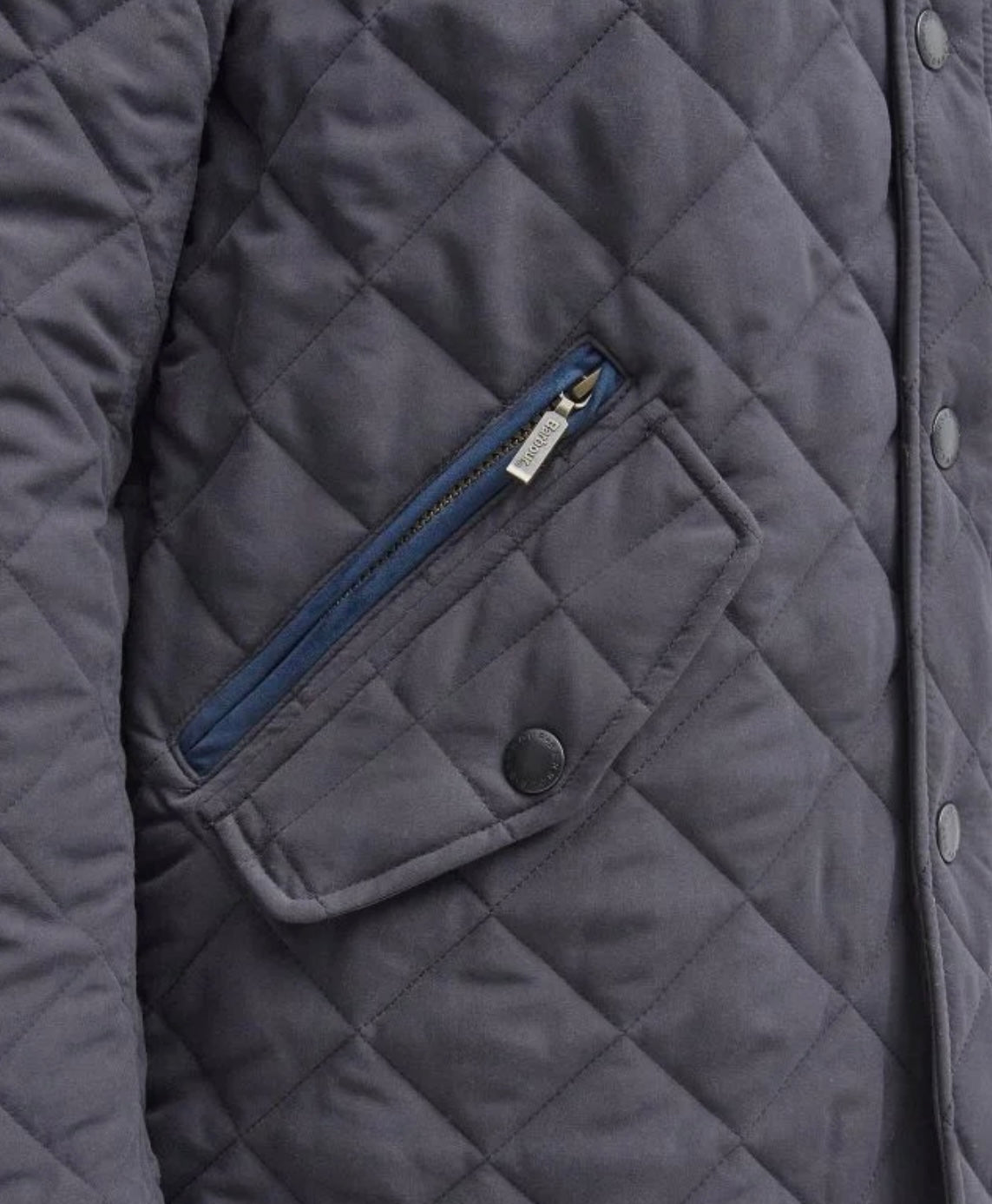 Barbour Shoveler Quilted Jacket (Navy)