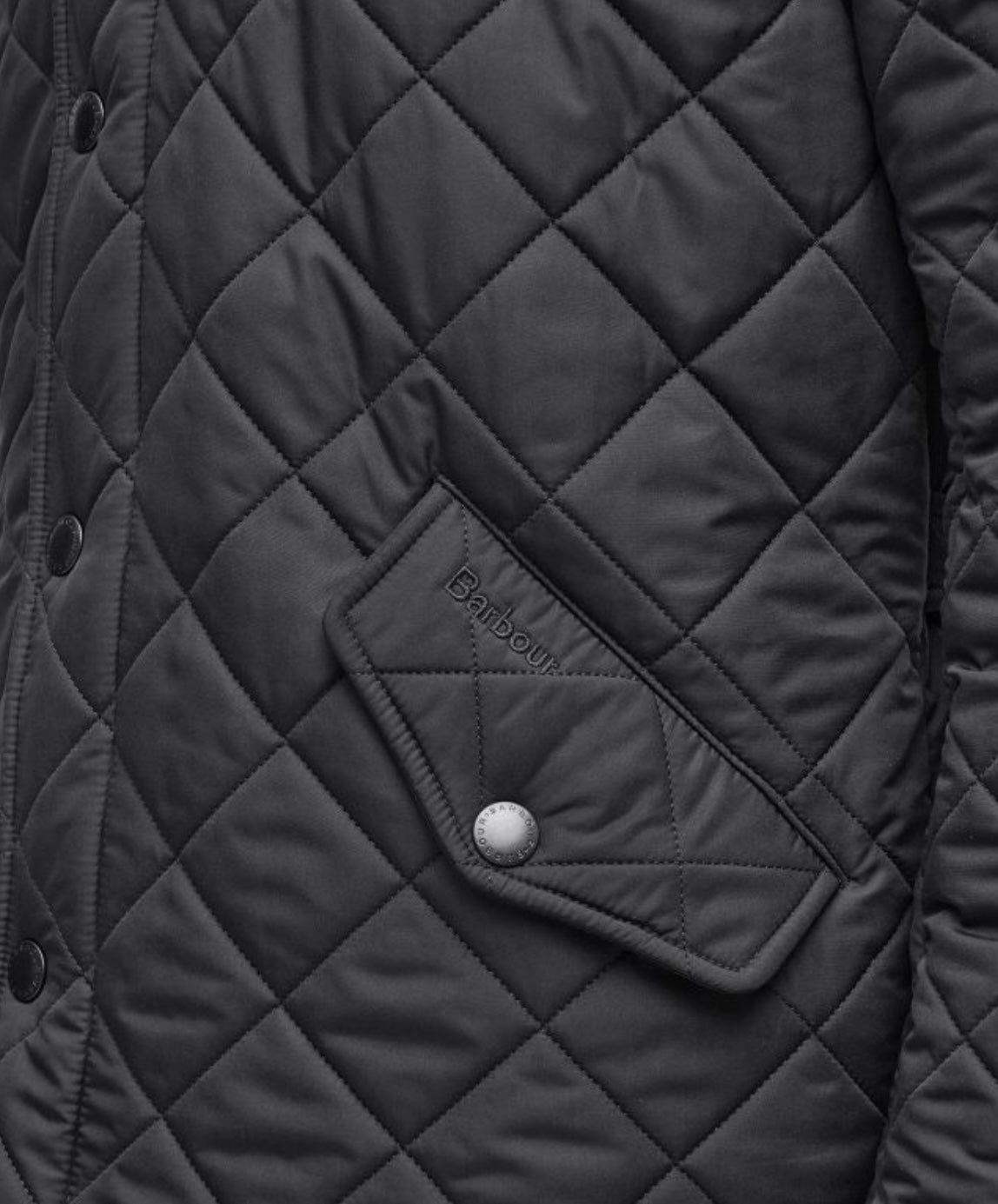 Barbour Powell Quilted Jacket (Black)