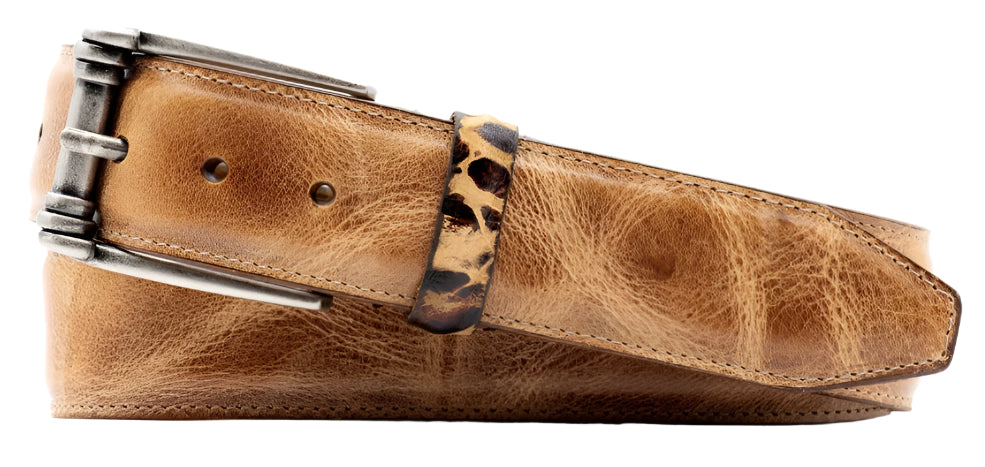 Franklin Italian Saddle Leather Belt (Silt)