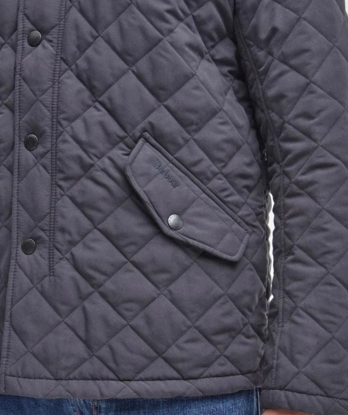 Barbour Shoveler Quilted Jacket (Navy)