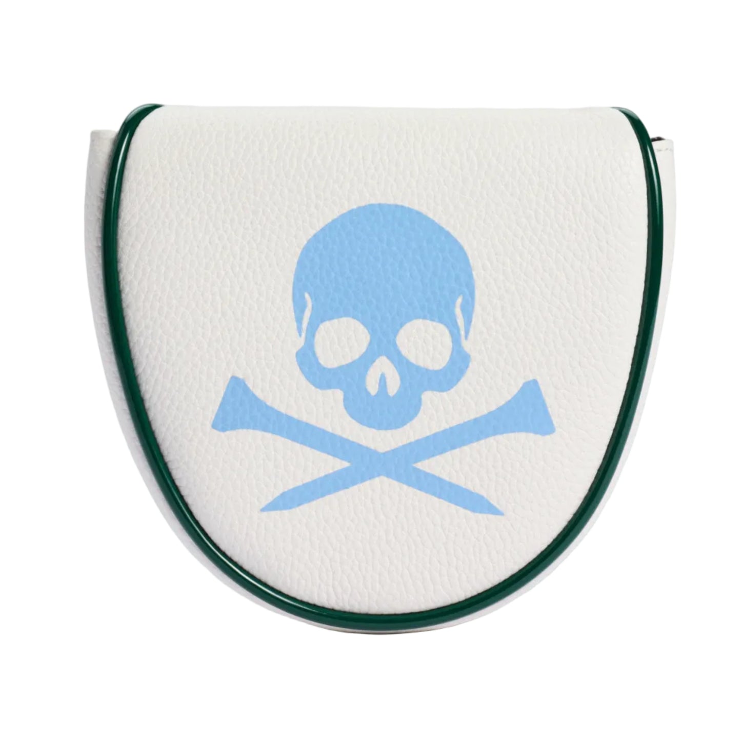 Skull & Tees Leather Mallet Headcover (Snow/Baja)