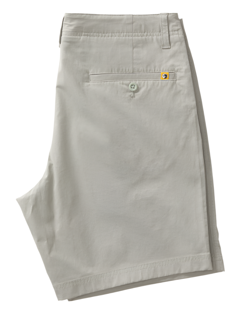 8" Harbor Performance Short (Limestone Gray)