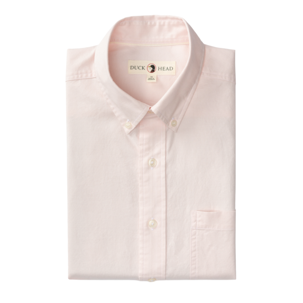 Cotton Oxford Sport Shirt - Morris Solid (Pastel Pink)
