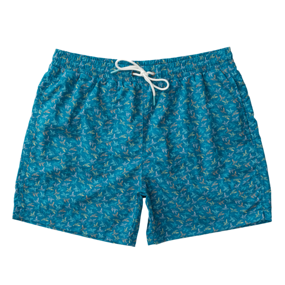 6” Print Sailport Swim Short (Sail Blue)