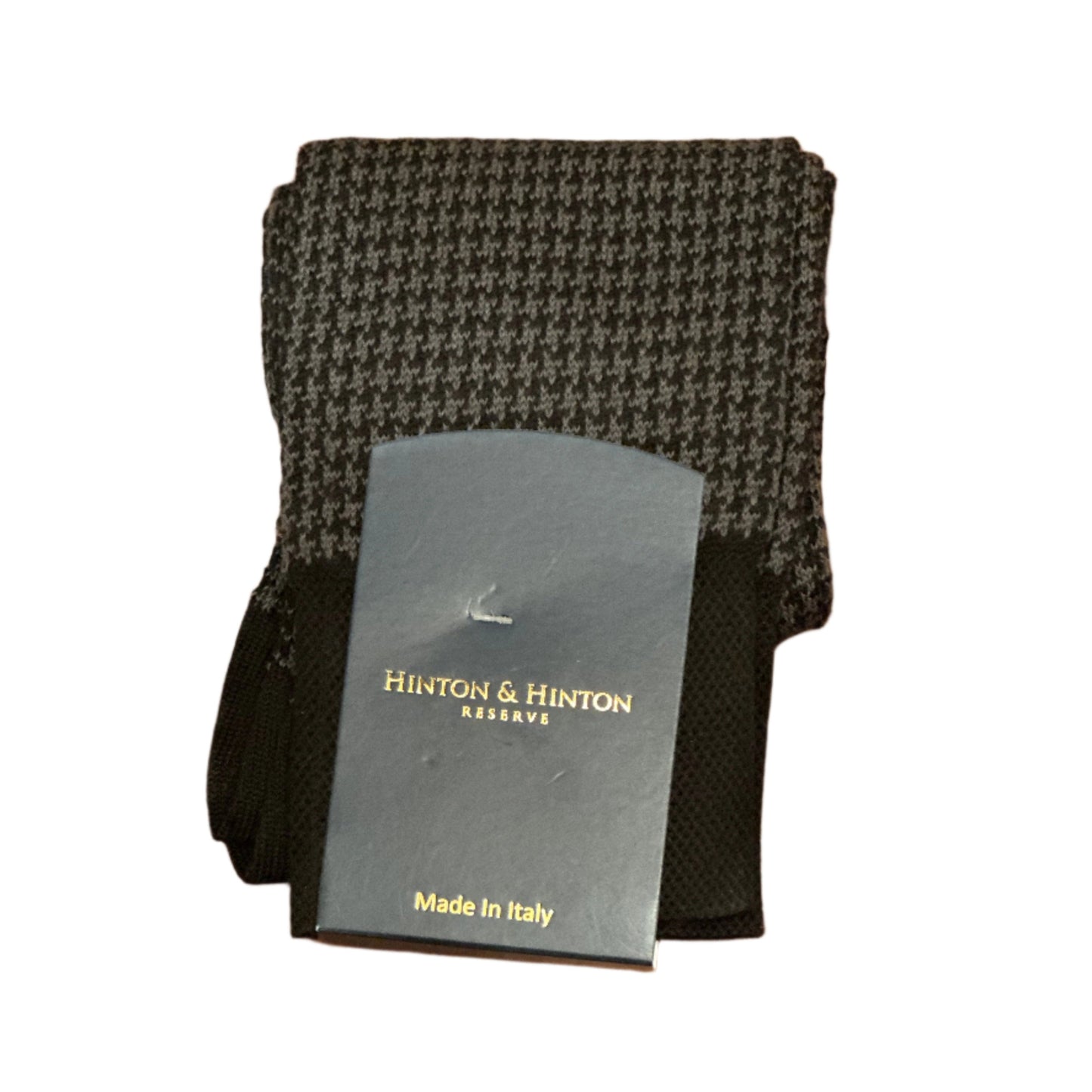 Houndstooth Socks (Black)
