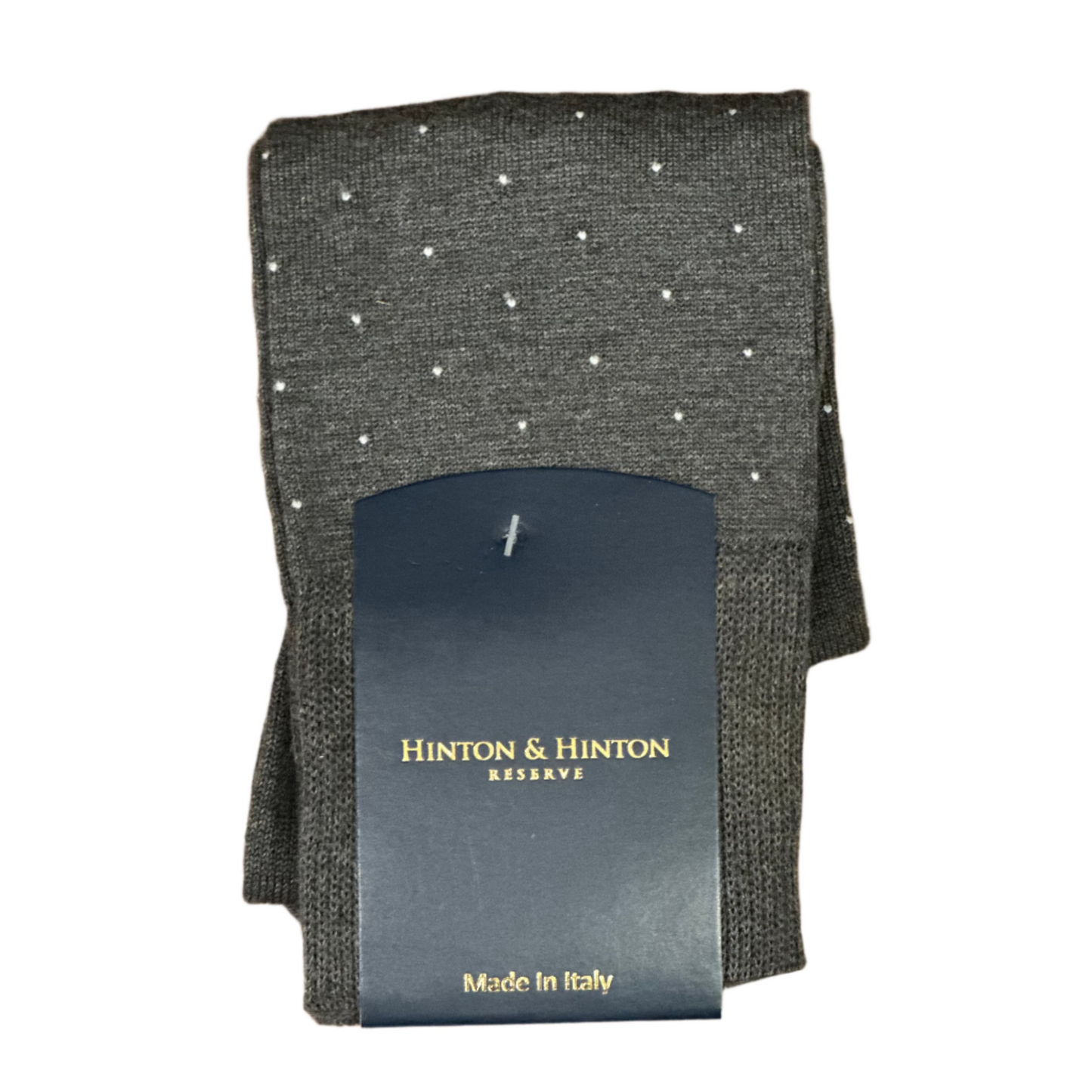 Micro Dot Socks (Grey/White)