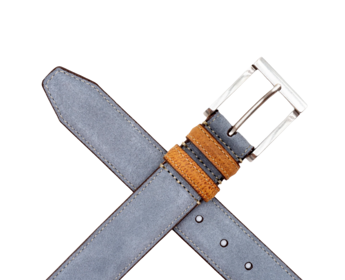 Bill Suede Belt (Blueberry)