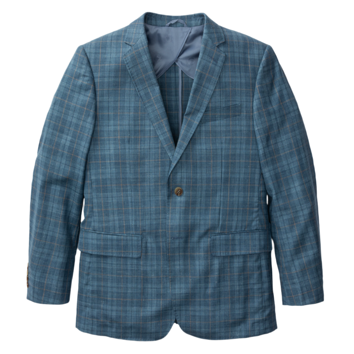 Farland Plaid Sport Coat (Shadow Blue)