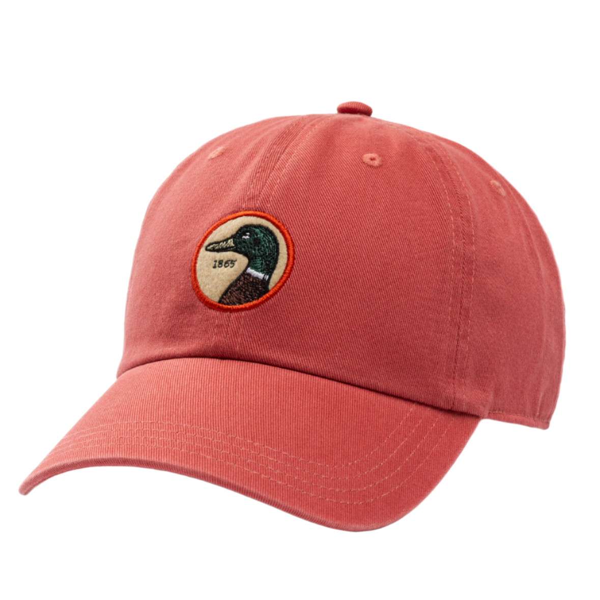 Circle Patch Twill Hat (Classic Red)