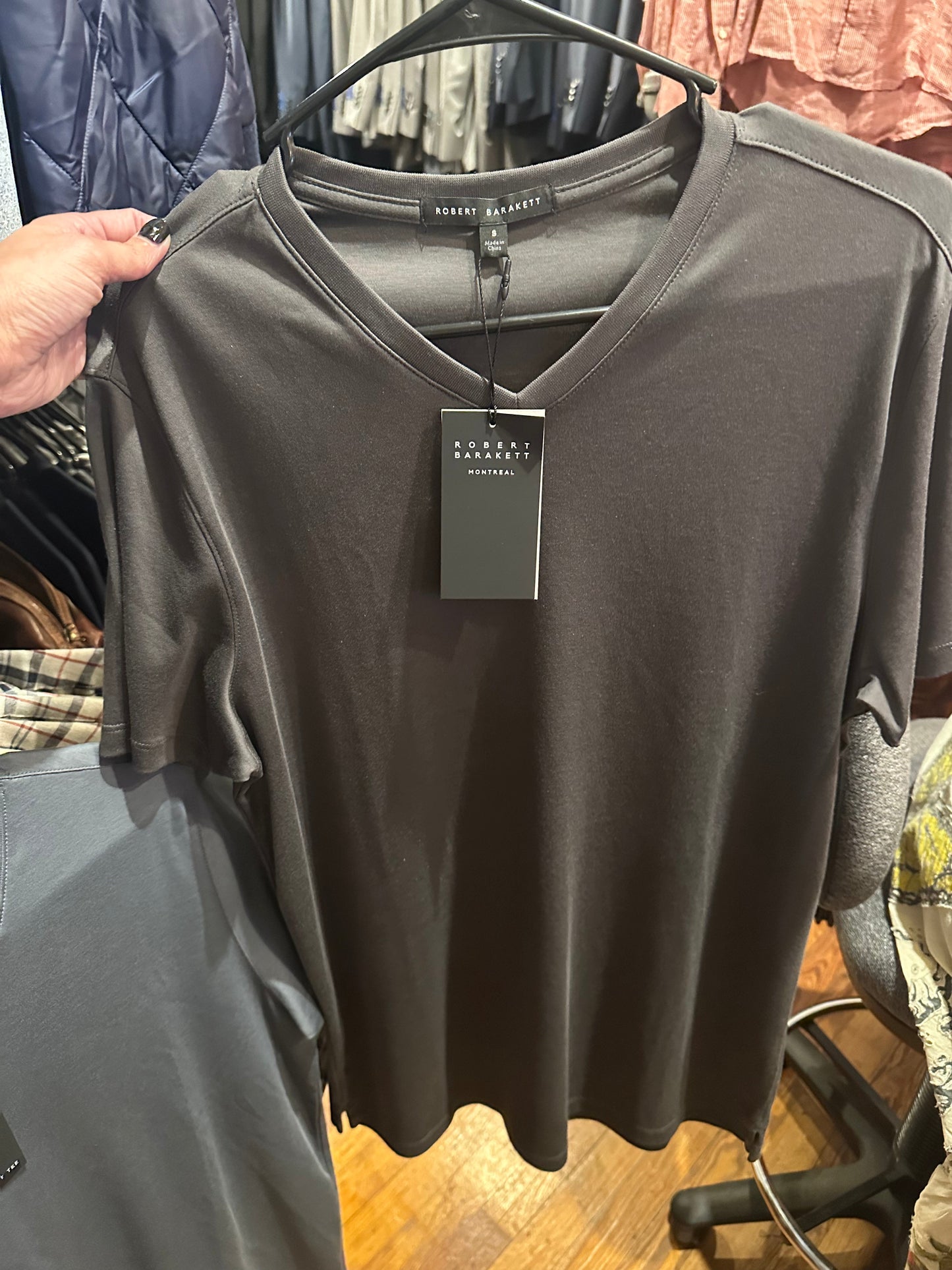 The Barakett V Tee (Iron)
