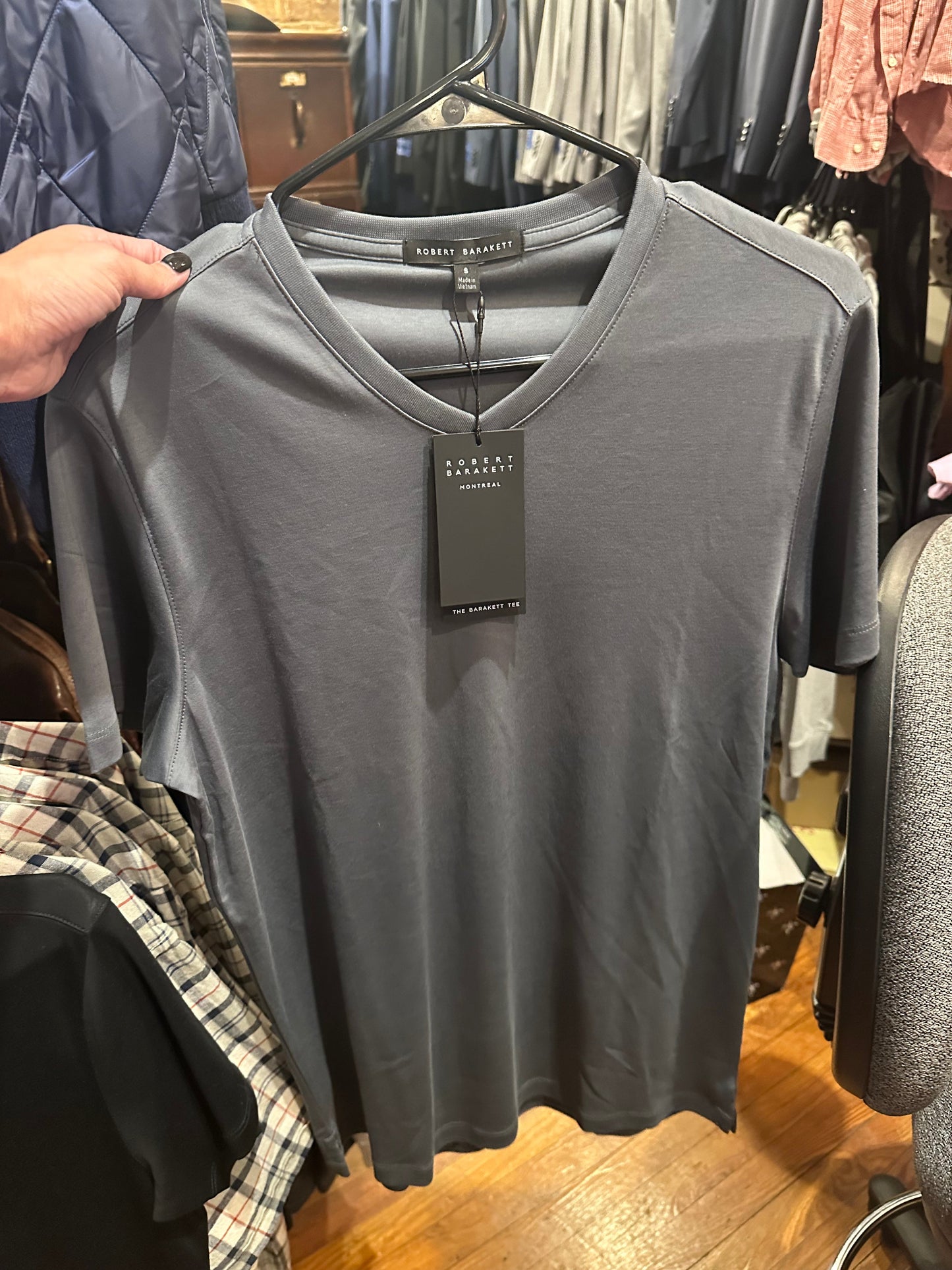 The Barakett V Tee (Cool Grey)