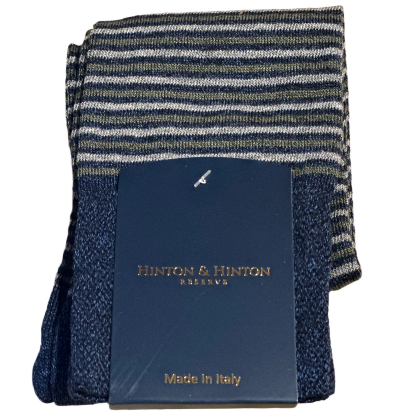 Multi Stripe Socks (Green/Navy)