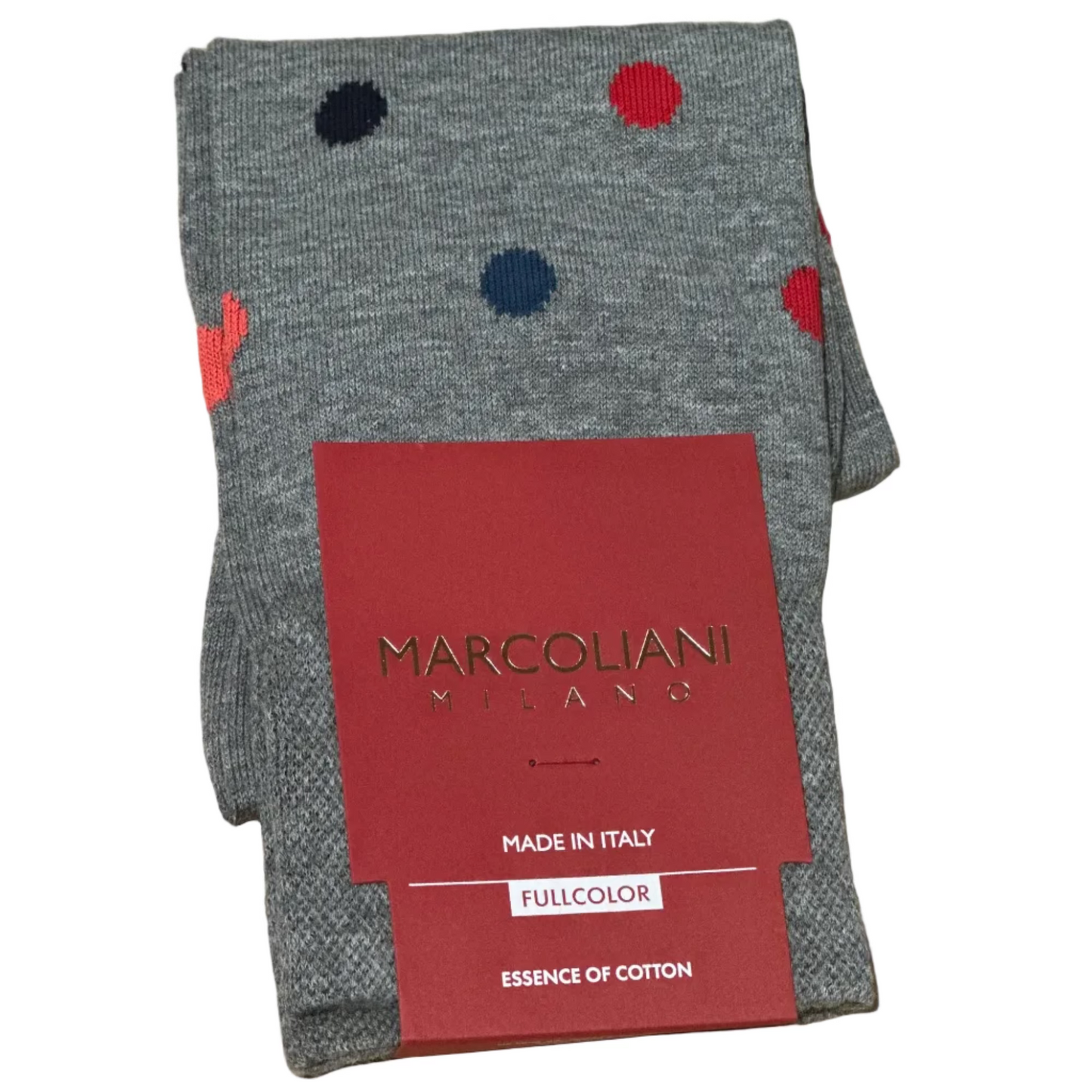 Multicolor Dots Socks (Flannel Grey)