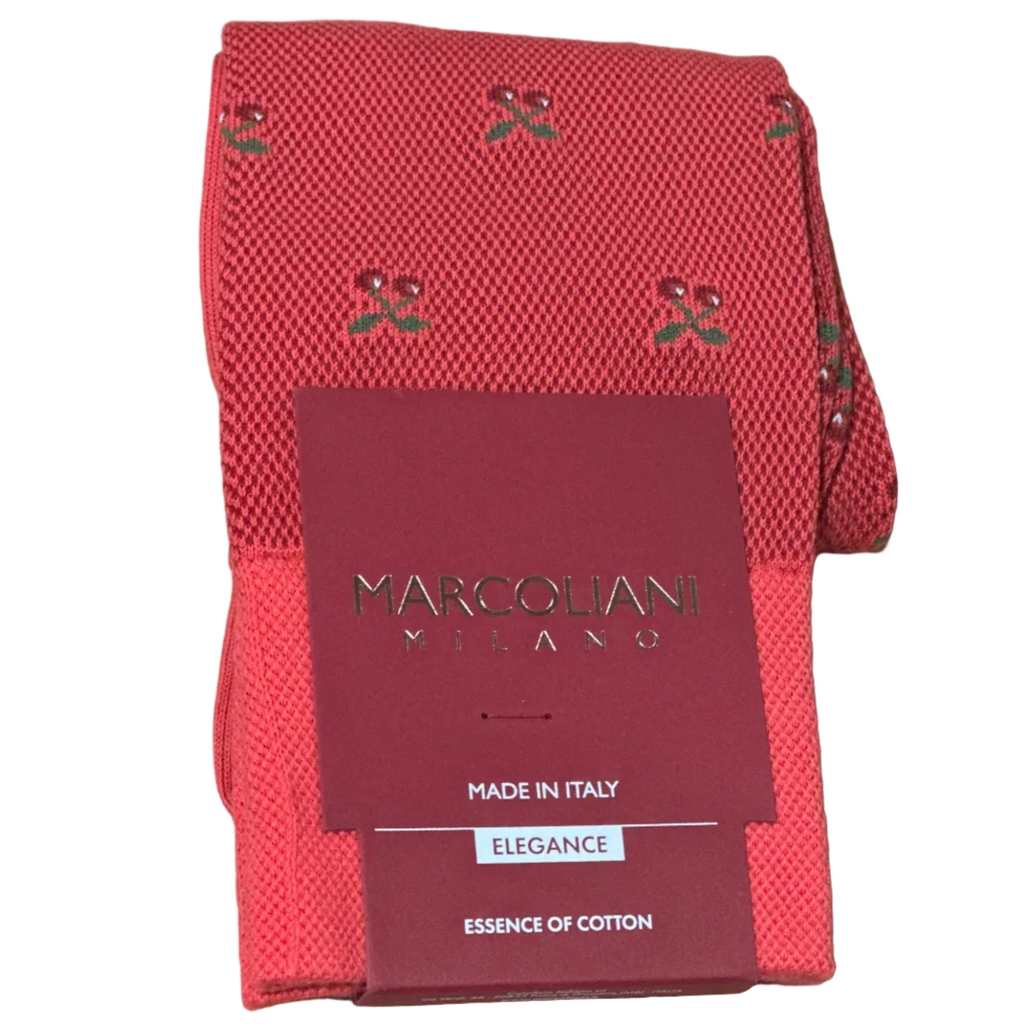 Tiny Cherries Socks (Coral)
