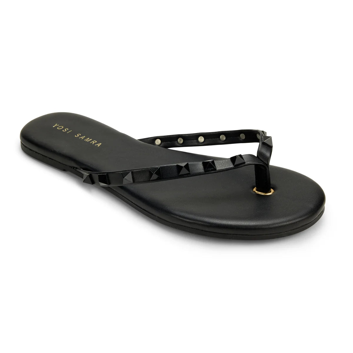 RIVINGTON STUD FLIP FLOP BLACK