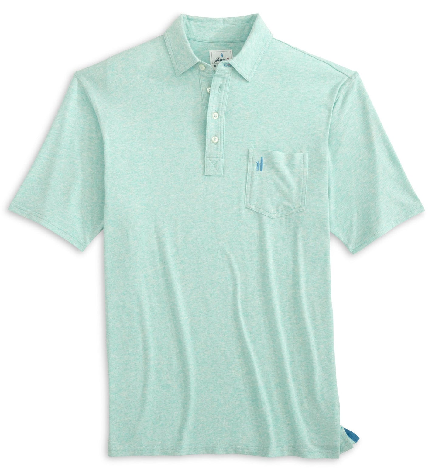Original 4-Button Polo - Heathered 2.0 (Snorkel)
