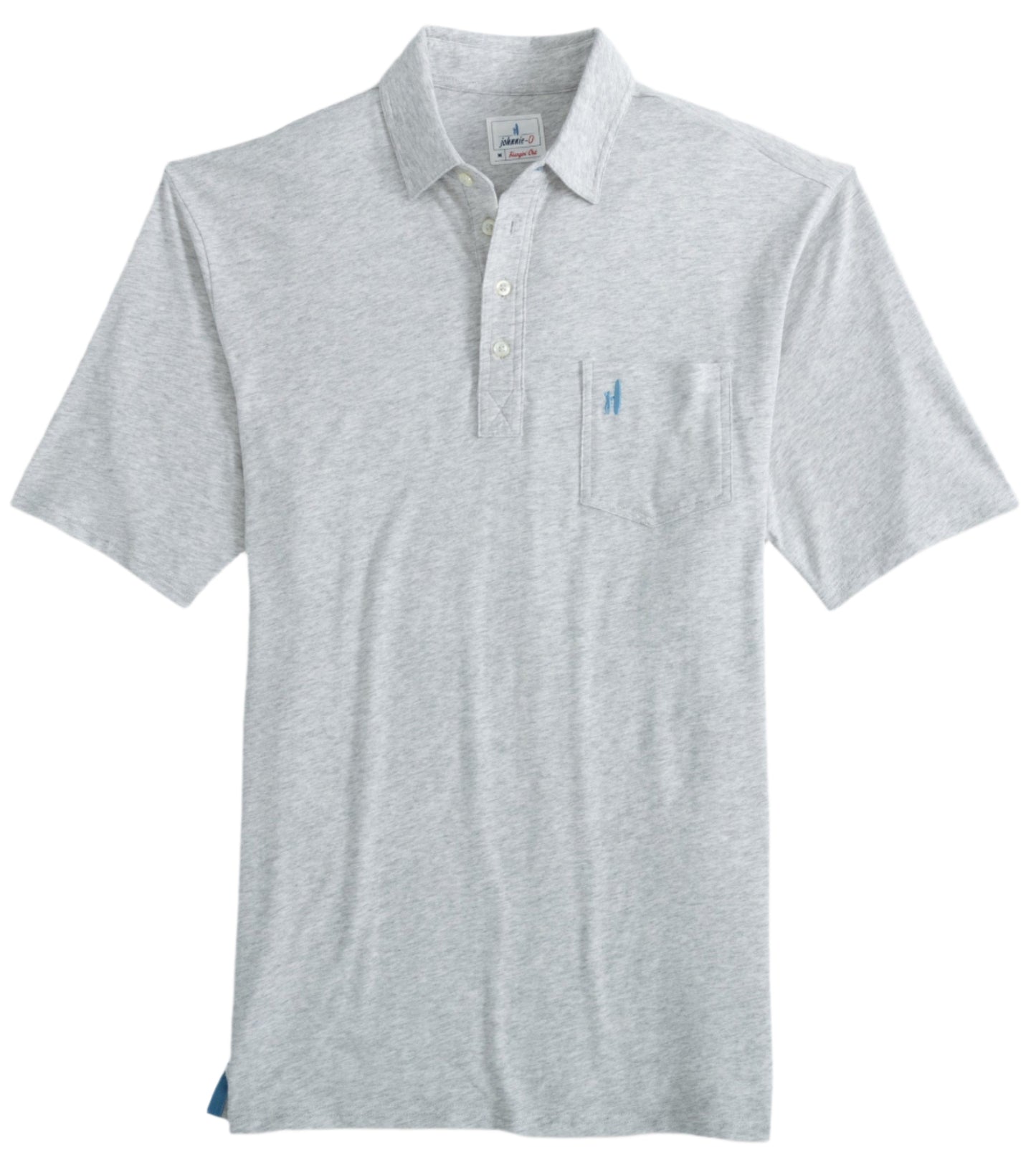 Original 4-Button Polo - Heathered 2.0 (Heather Gray)