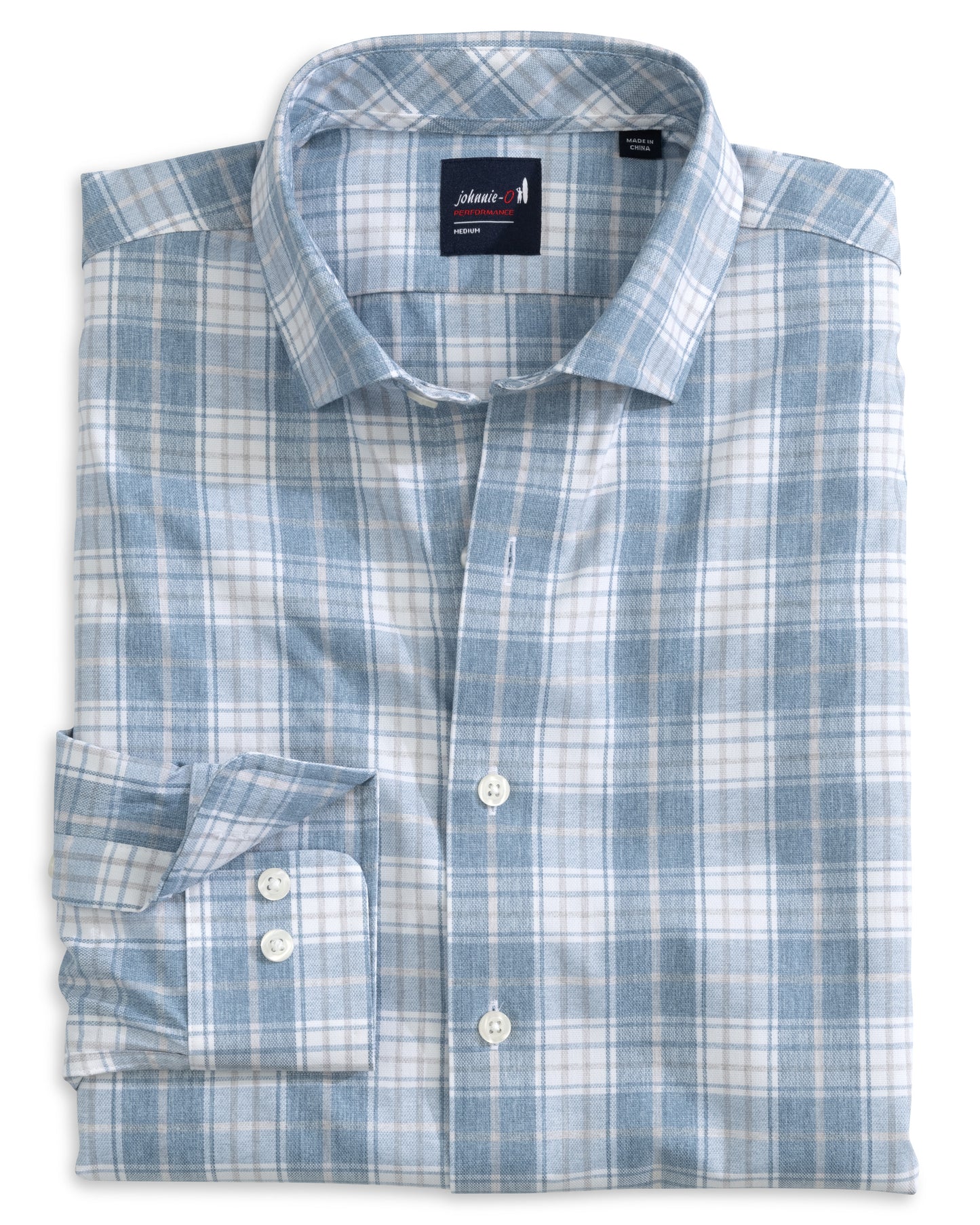 Everyday Performance Button Down Shirt - Hendley (Laguna Blue)
