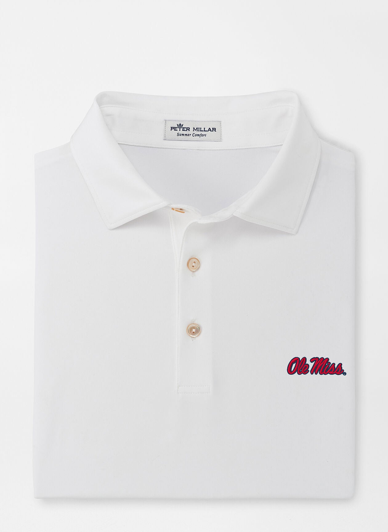 Ole Miss Solid Performance Jersey Polo
