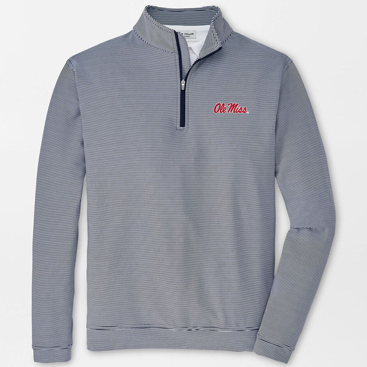 Ole Miss Perth Mini Stripe Performance Quarter-Zip (Multiple Colors)