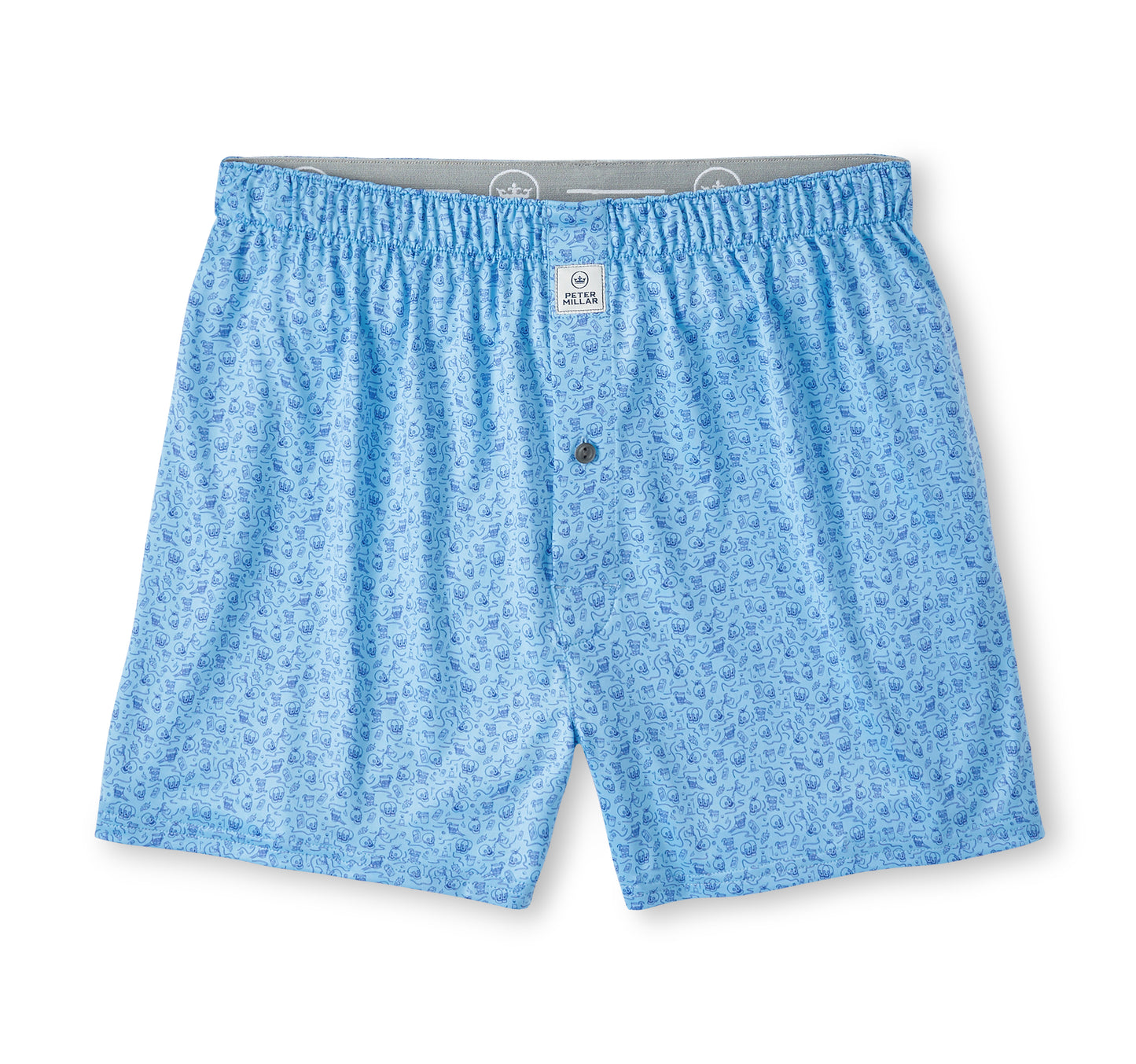 Double Transfused Performance Boxer Short (Cottage Blue)