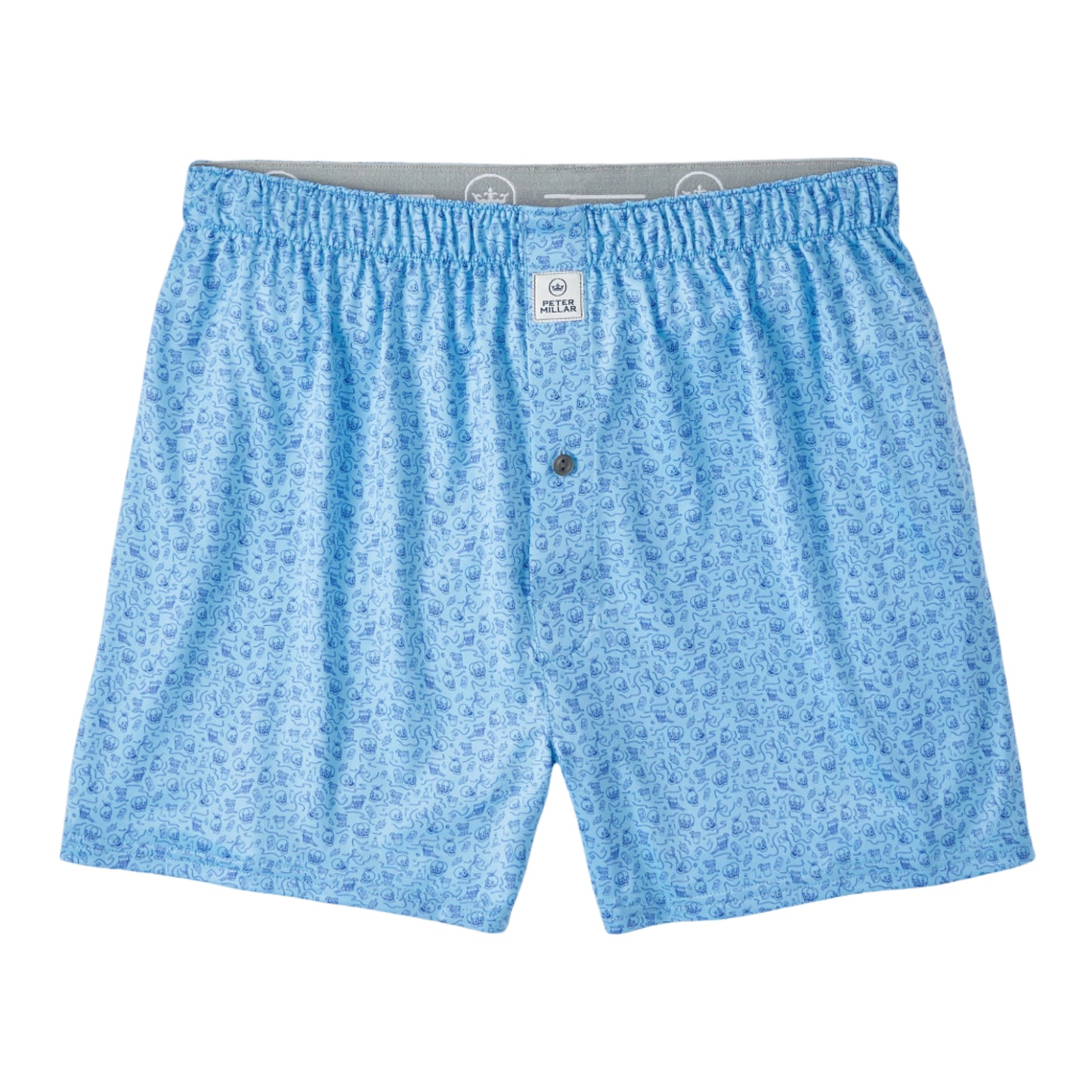 Double Transfused Performance Boxer Short (Cottage Blue)
