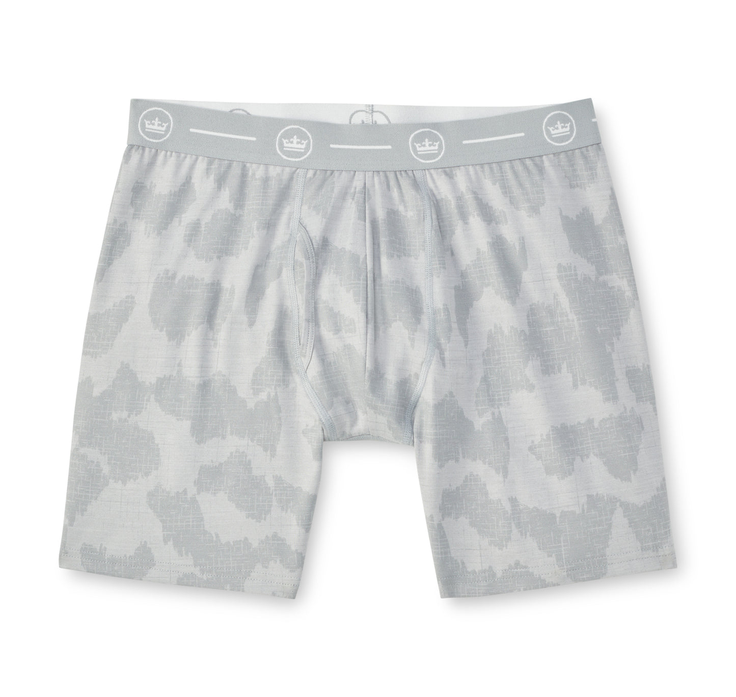 Windowpane Camo Performance Boxer Brief (Gale Grey)