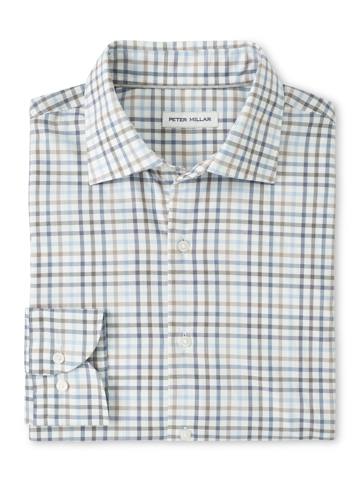 North Coast Crown Lite Cotton-Stretch Sport Shirt (Blue Haze)