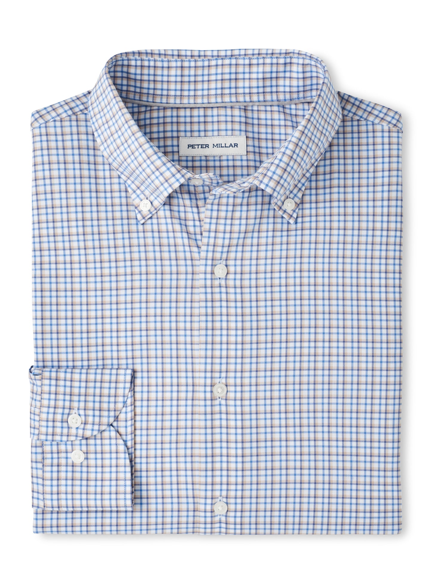 Julian Crown Lite Cotton-Stretch Sport Shirt (Evening Tide)