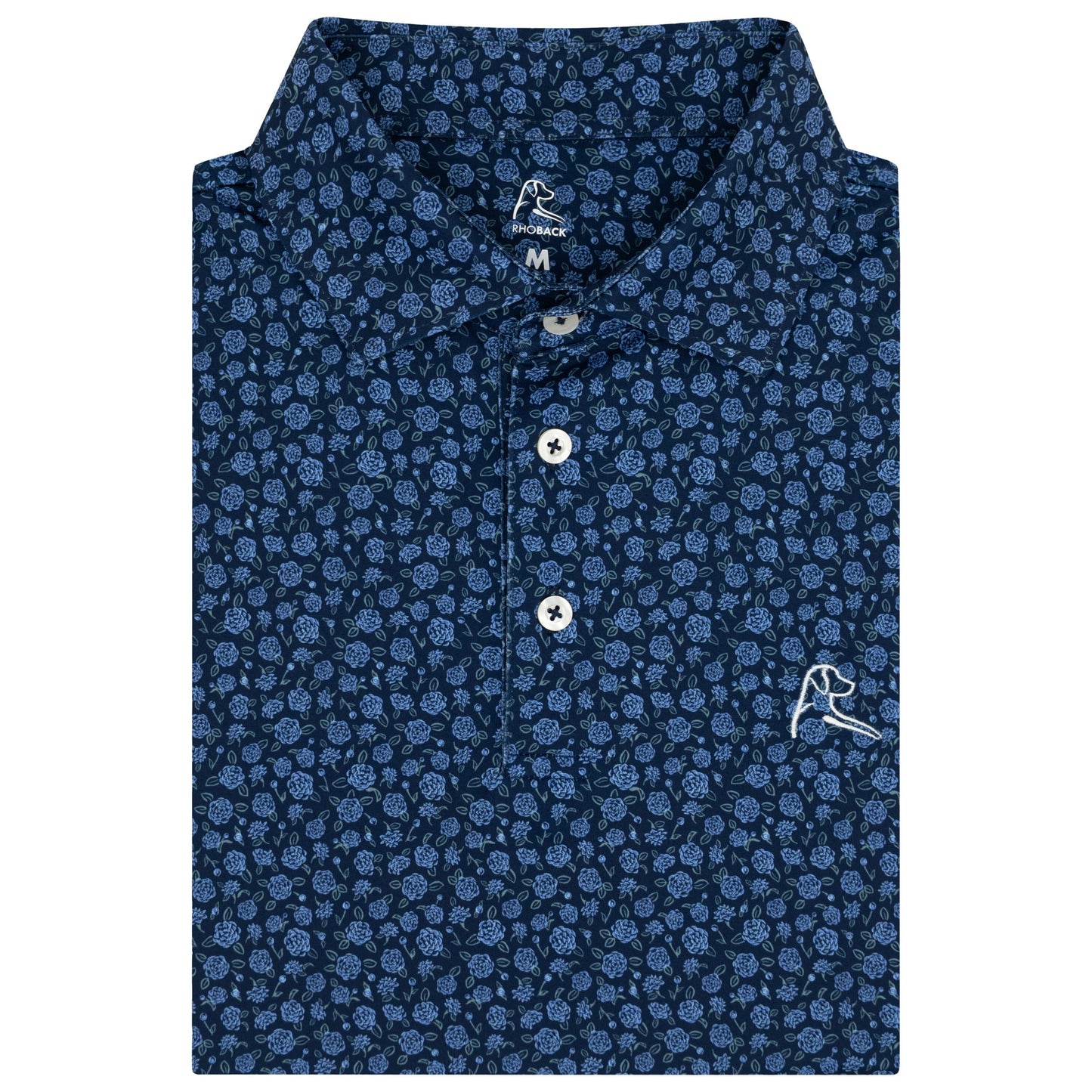 The Camellia Performance Polo (Fleet Navy/Oxford Blue)