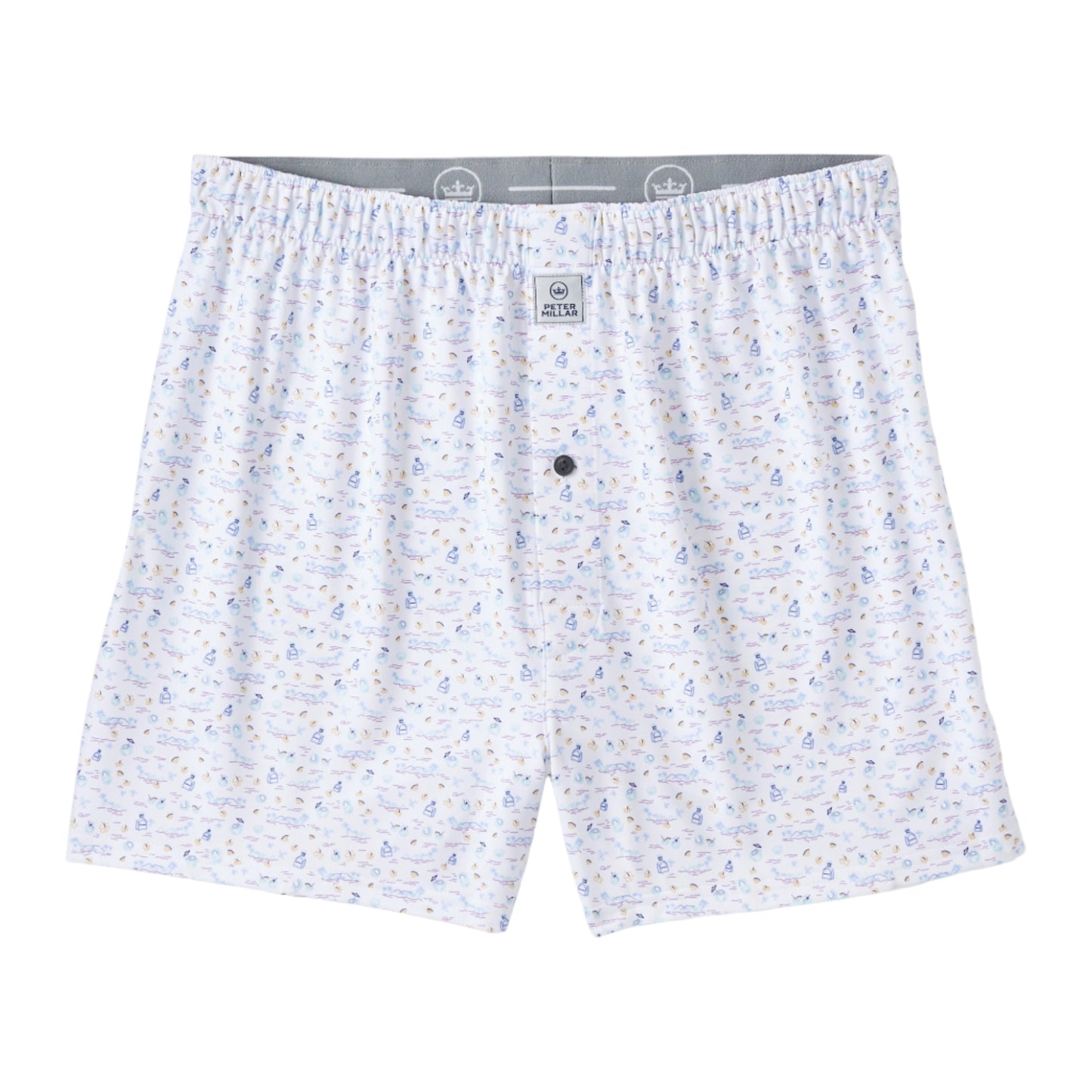 5 O'Clock In Fiji Performance Boxer Short (White)