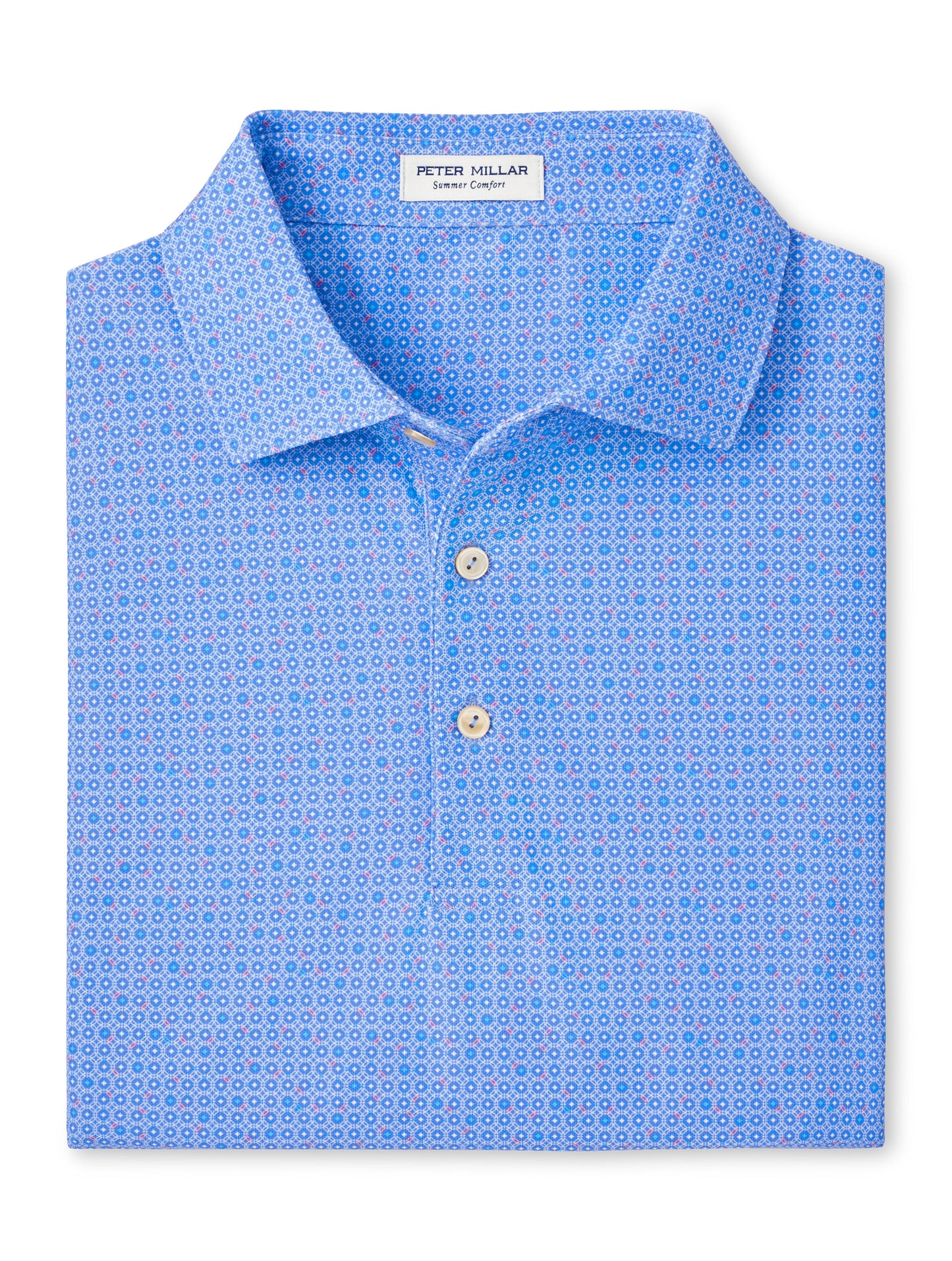 Casa Nova Performance Mesh Polo (Blue Sea)