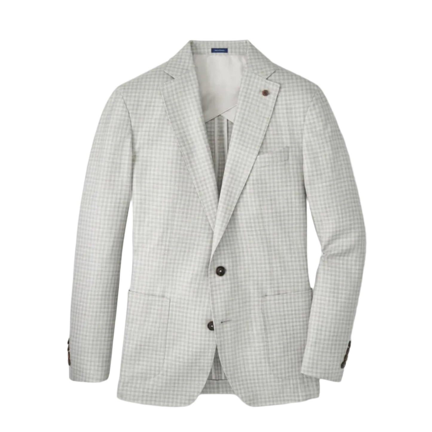 Montgomery Gingham Soft Jacket (Gale Grey)