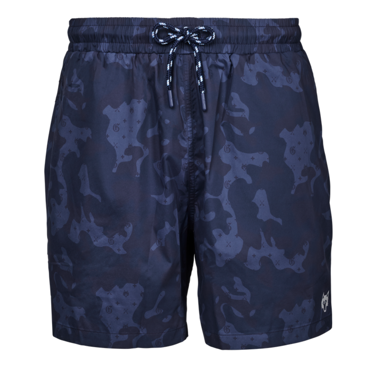 G.O.A.T. Camo Torch Swim Short (Maltese Blue)