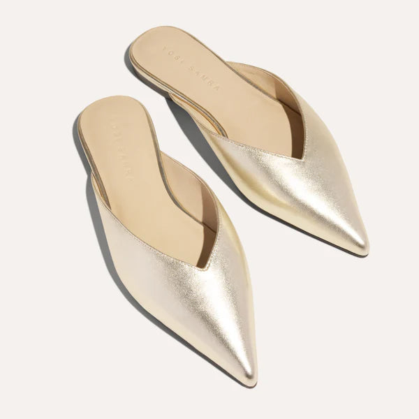 NERA GOLD METALLIC LEATHER