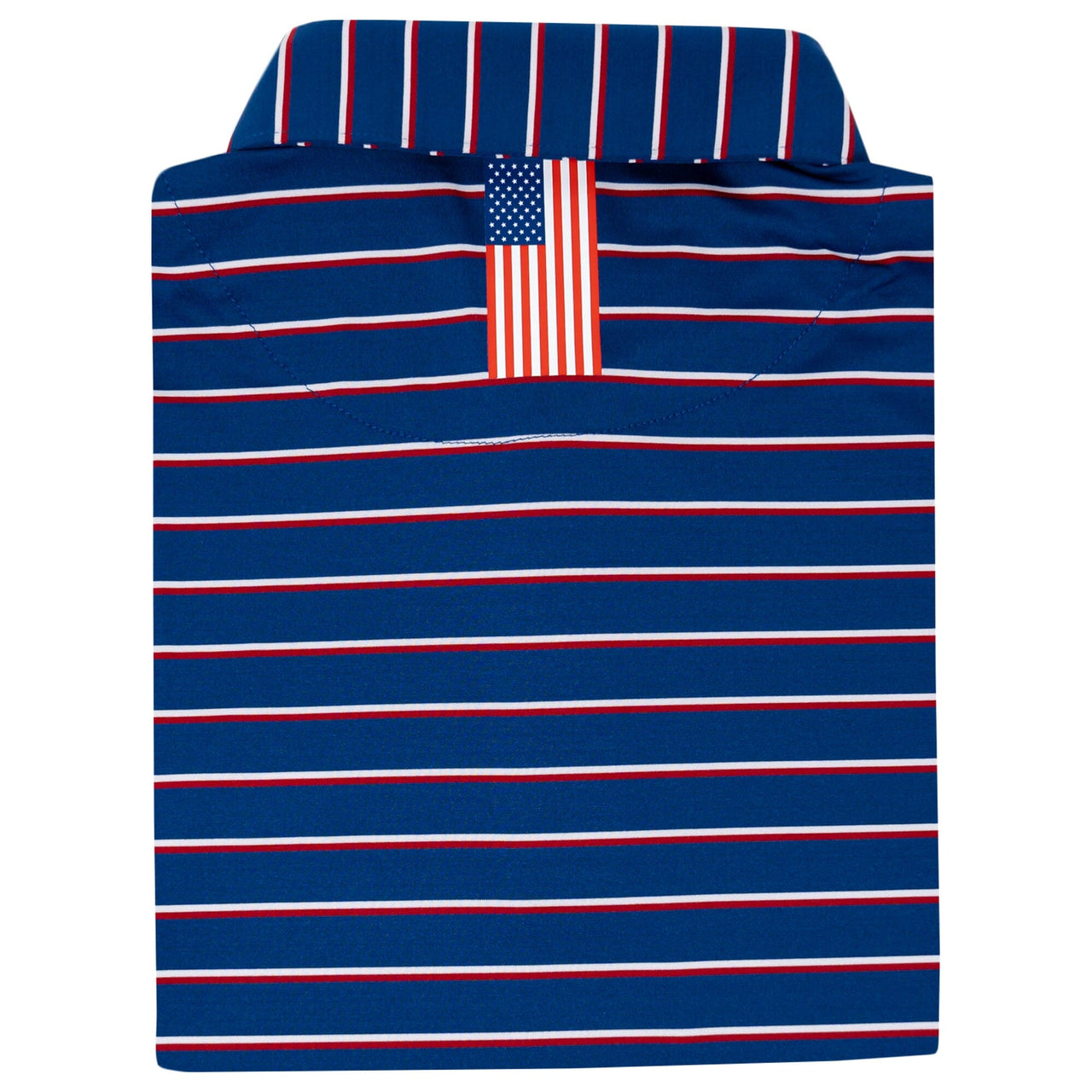 The Old Glory Stripe Polo (Ocean Blue/Classic Red/White)