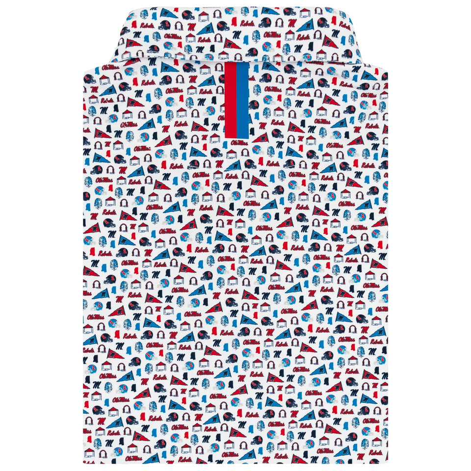 The Ole Miss Grove Polo (White)