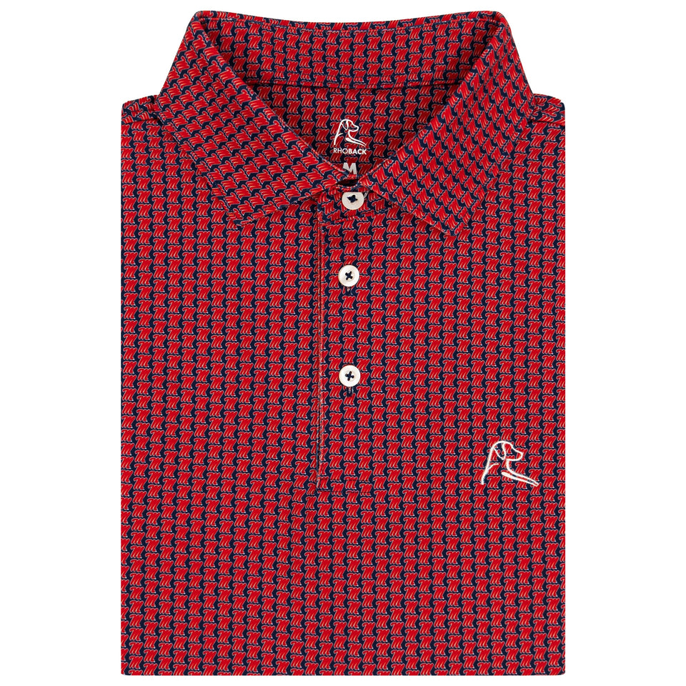 The Ole Miss Rebels Polo (Indigo Blue)