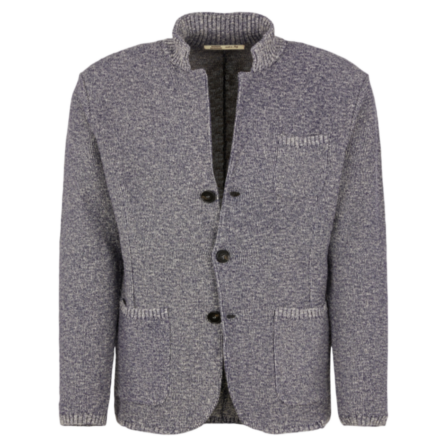 Portofino Moulinè Cotton Swacket (Blue-Off White)