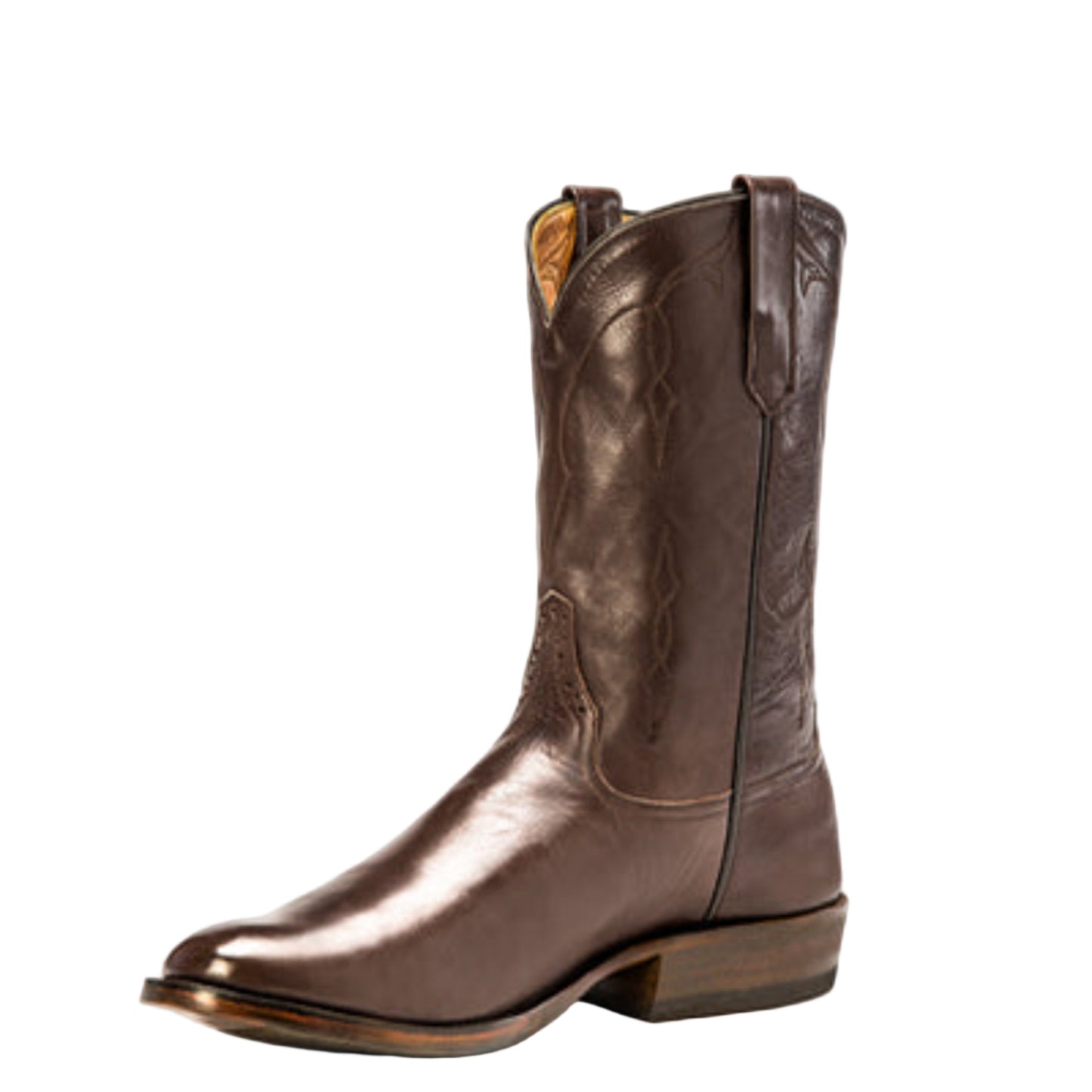 Chocolate Sleek Buffalo Calf Boot